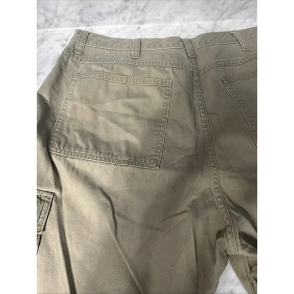 Wrangler Cargo Shorts Mens 34 60BPWGR Khaki Ripstop Outdoor Hiking - Picture 12 of 14